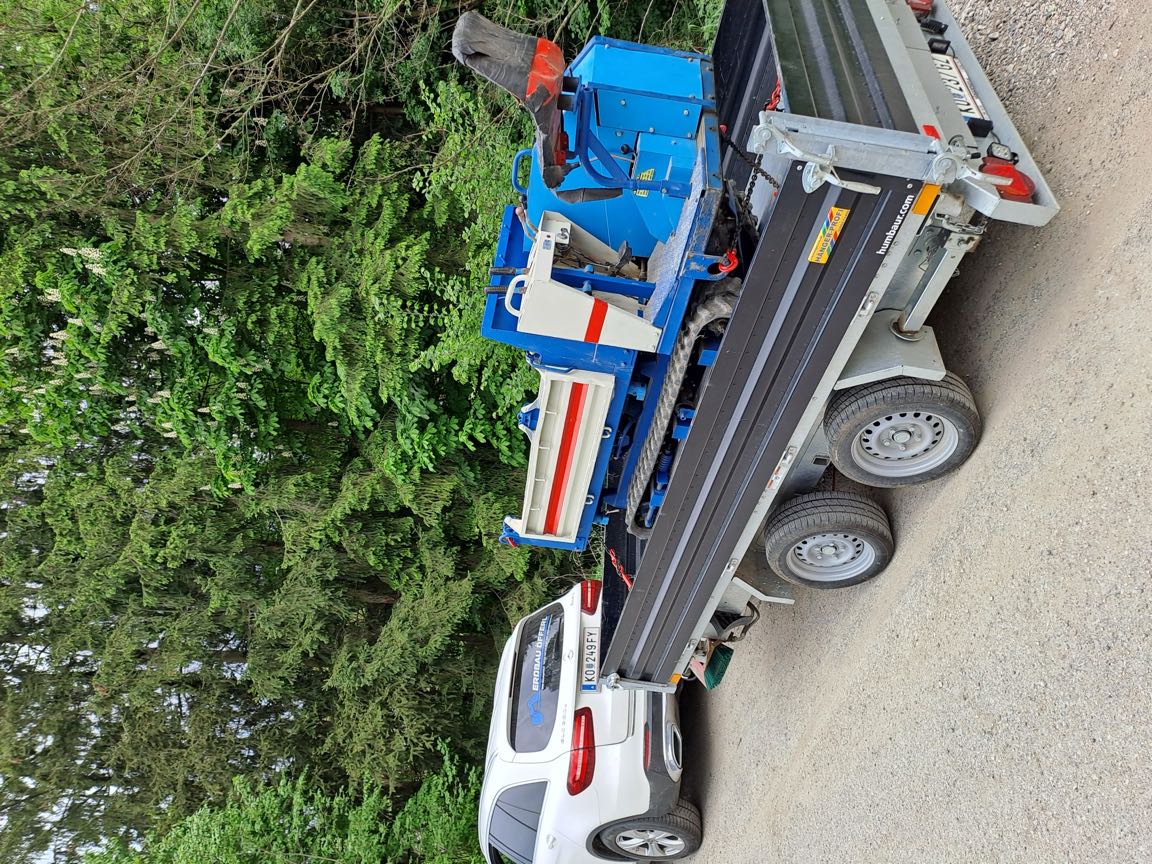 Material- und Maschinentransport von Erdbau Öfferl – Projekt 1